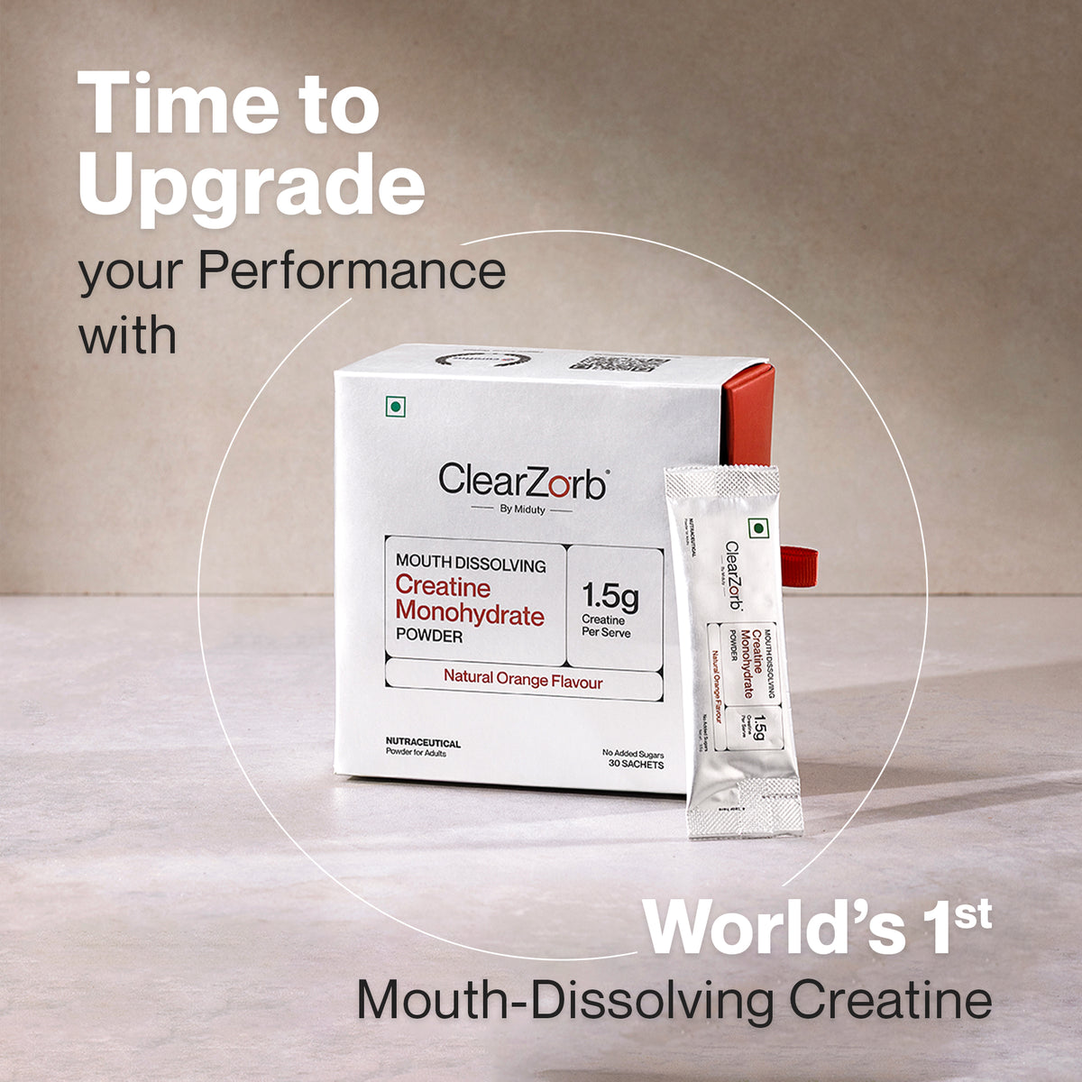 Time to upgrade with Worlds 1st mouth dissolving creatine