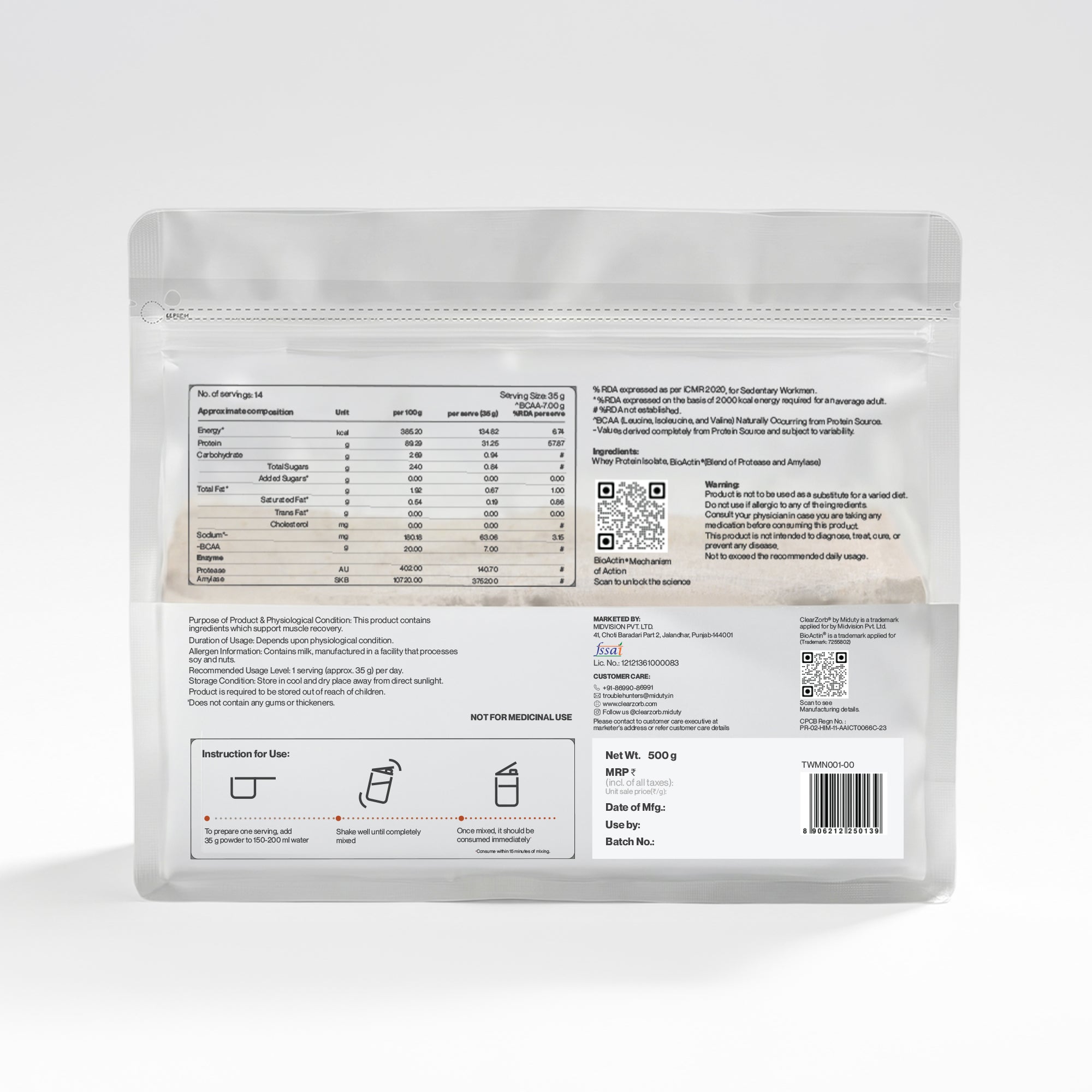ISOLATE (500g)