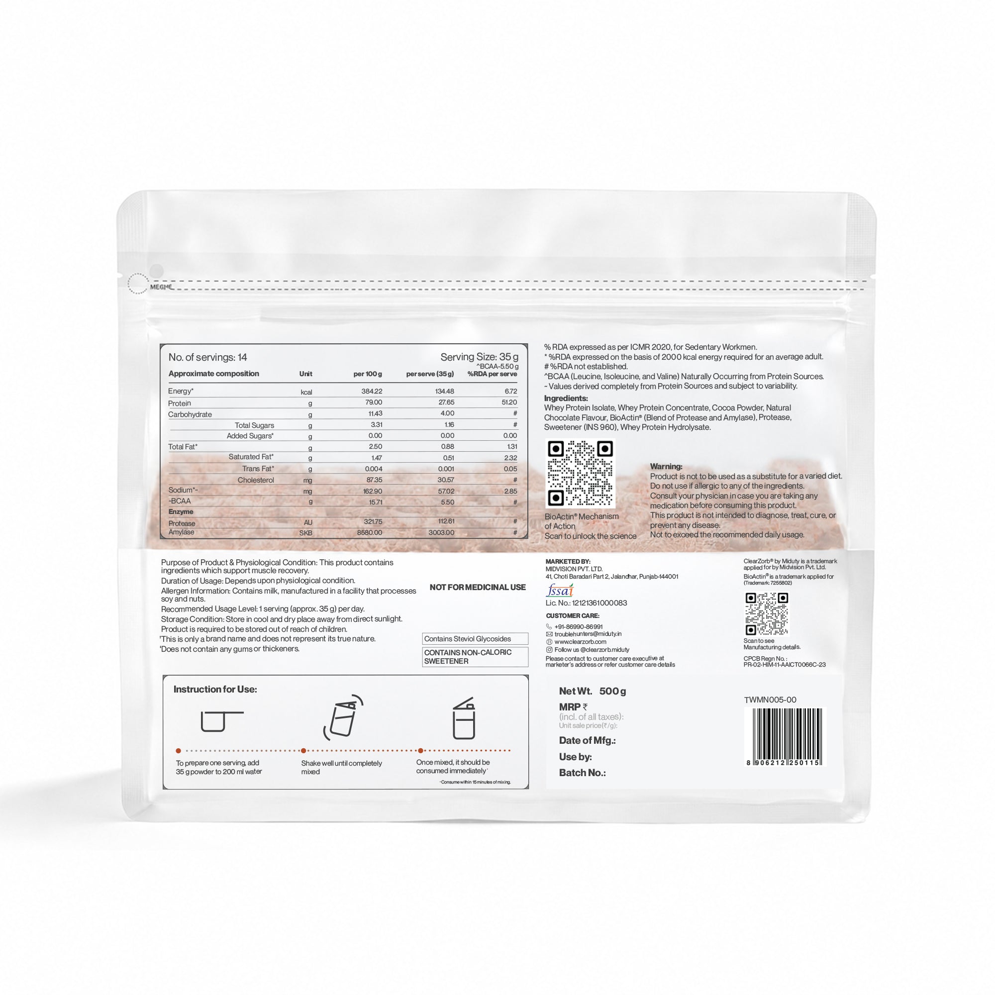 ISOPRIME Rich Chocolate (500g)