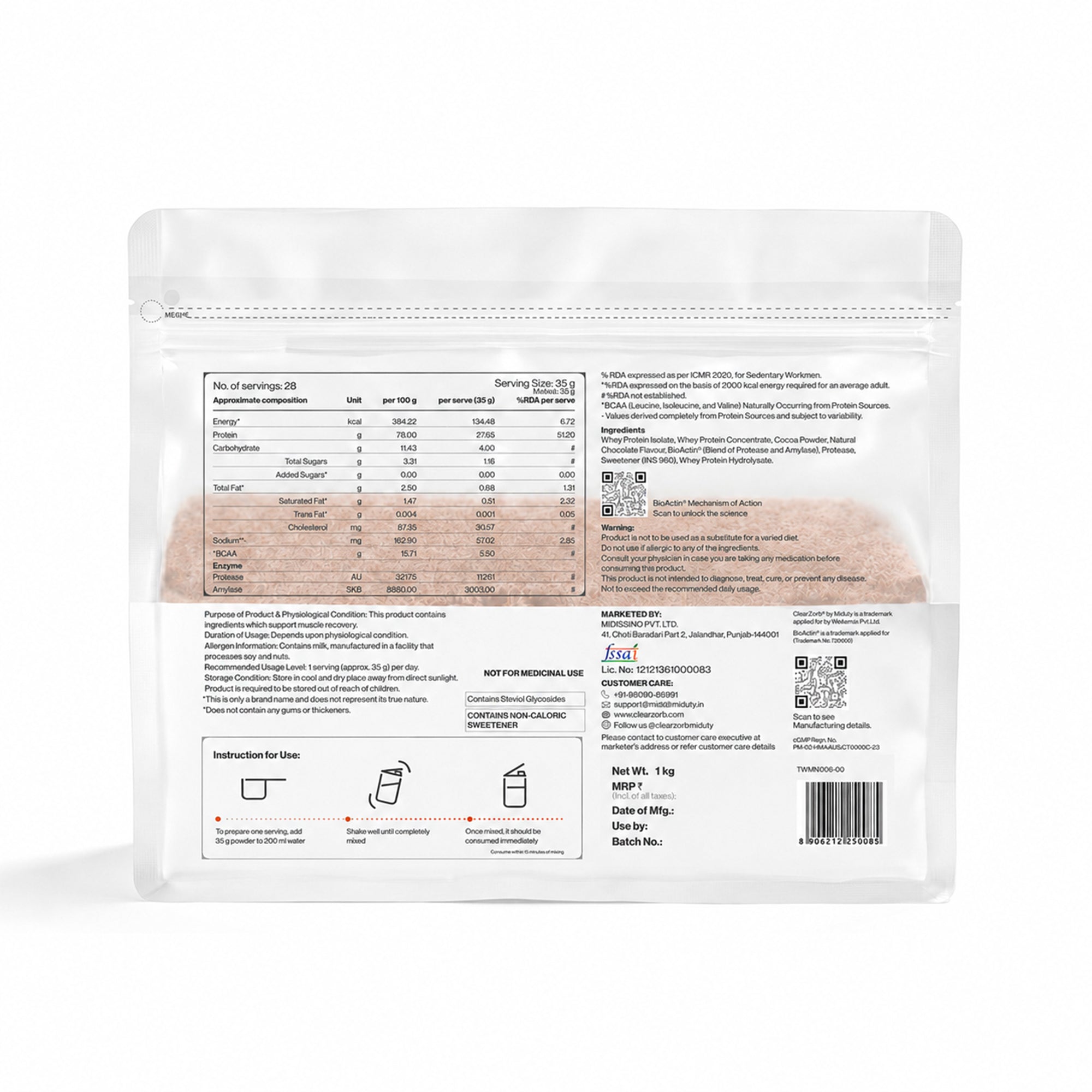 ISOPRIME Rich Chocolate (1kg)