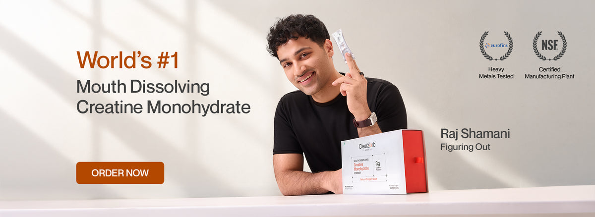 Mouth-Dissolving Creatine Monohydrate with Raj Shamani. Order now